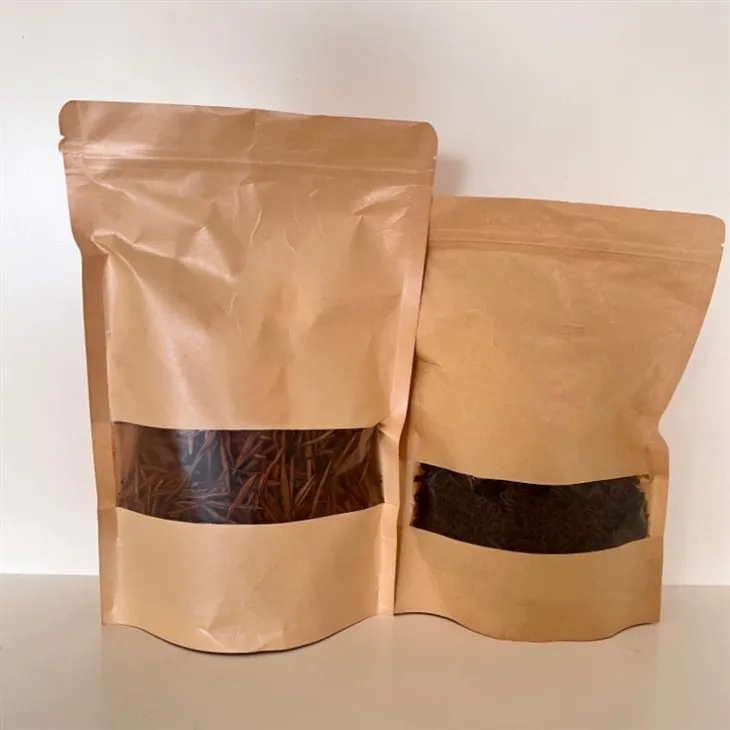 Stojanové vrecká s okienkom